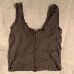 Olive tank top